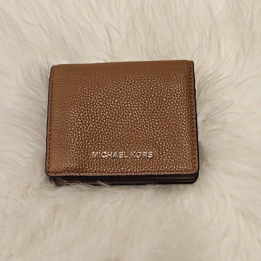 Michael Kors Mercer Leather Card Case Wallet